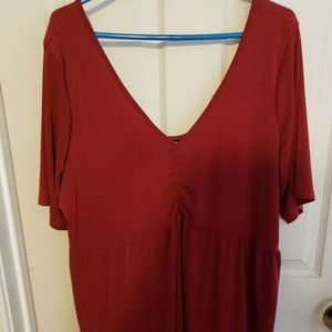 maroon dress shirt